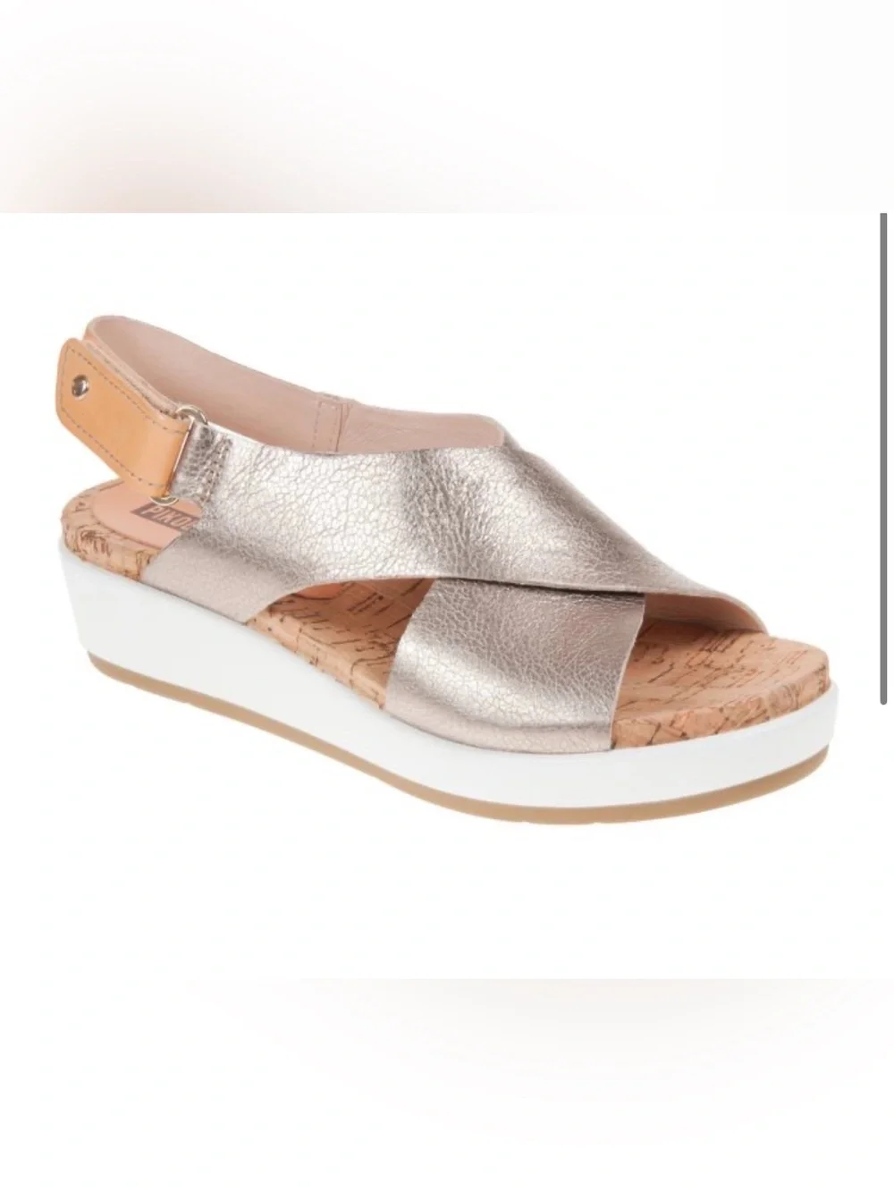 Pikolinos  Leather Cork Wedge Sandals Size 36